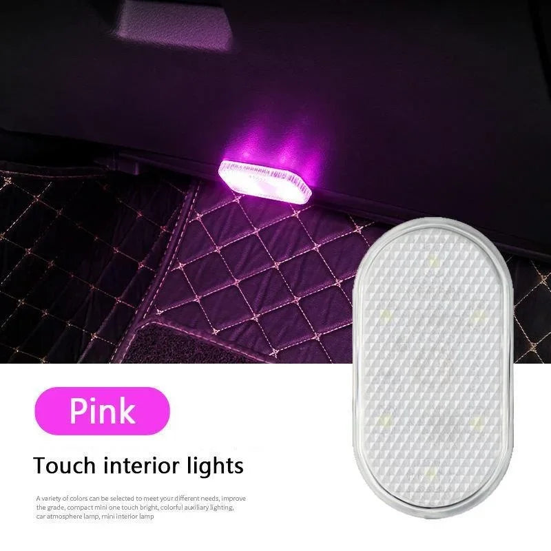 Wireless Led Lights for Car Interior, Car Led Lights Interior, USB Rechargeable Automotive Neon Accent Light