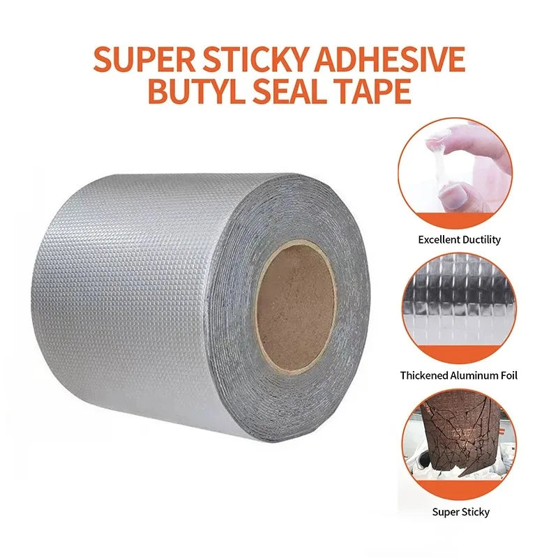 Butyl Waterproof Tape Self-adhesive Sealing Tape Crack Repair Anti-Leakage Sealant High and Low-temperature Resistance Tapes