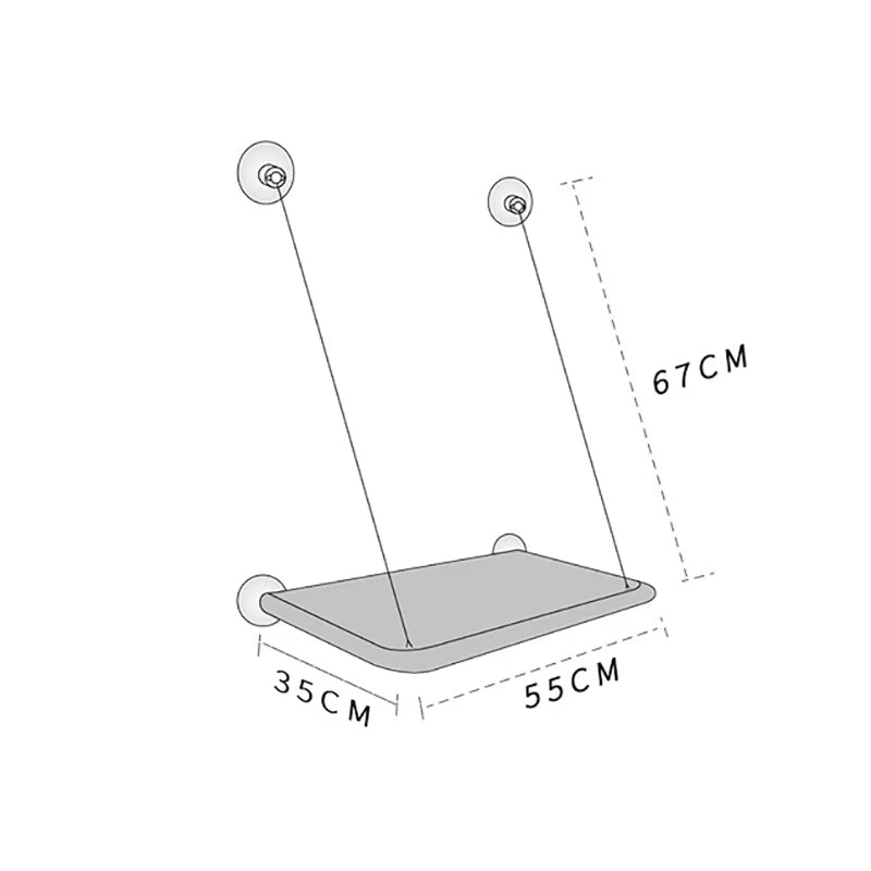 Rede para gatos de estimação 20KG, Cama para gatos pendurada com rolamento confortável para gatos, Assento de janela ensolarado para montagem em estrutura de escalada para gatinhos, Acessórios para animais de estimação