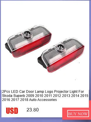 2 peças Porta do carro Led Luz Sombra Fantasma, Lâmpada de Boas-vindas para Dodge Charger, Acessórios Automotivos Luzes de Projetor Laser