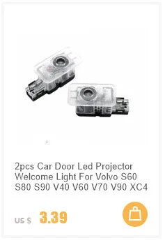 2 peças Porta do carro Led Luz Sombra Fantasma, Lâmpada de Boas-vindas para Dodge Charger, Acessórios Automotivos Luzes de Projetor Laser