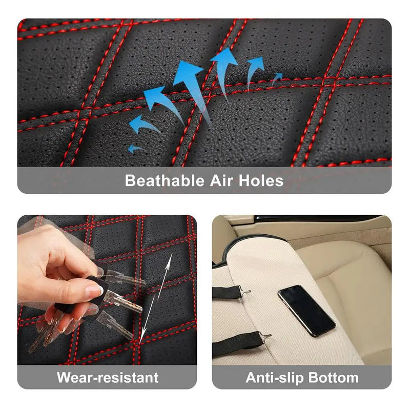 Waterproof Car Seat Cover Ventilation Hole Design Automotive Seat Covers Safe Comfortable Car Seat Protection Car Seat Covers