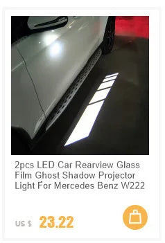 2 peças Porta do carro Led Luz Sombra Fantasma, Lâmpada de Boas-vindas para Dodge Charger, Acessórios Automotivos Luzes de Projetor Laser