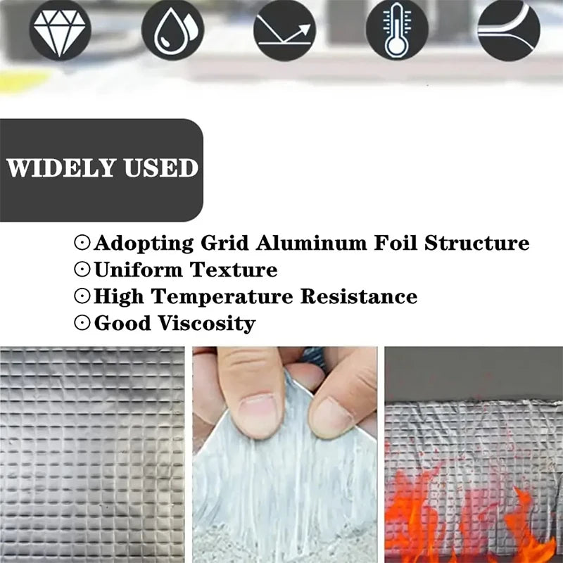 Butyl Waterproof Tape Self-adhesive Sealing Tape Crack Repair Anti-Leakage Sealant High and Low-temperature Resistance Tapes