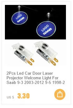 2 peças Porta do carro Led Luz Sombra Fantasma, Lâmpada de Boas-vindas para Dodge Charger, Acessórios Automotivos Luzes de Projetor Laser