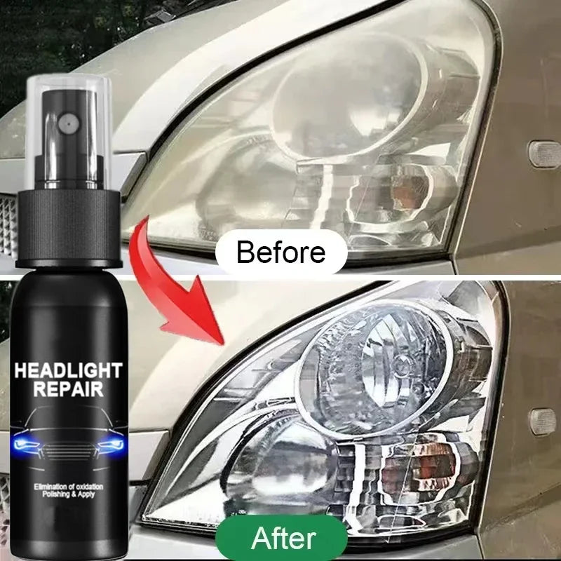 Líquido de reparo de farol de carro universal, resistente ao calor de longa duração, agente de reparo de renovação de proteção, polimento de arranhões